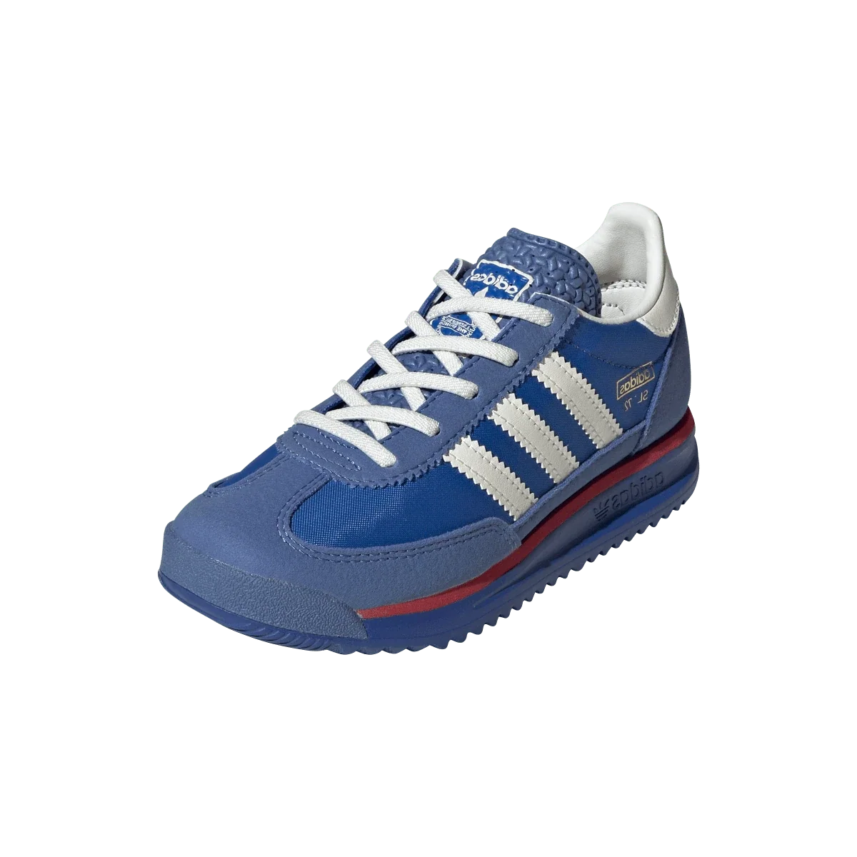 Overkicks - Adidas SL 72 RS Elastic Laces Blue Core White Better Scarlet (PS) (JH9953) - imagen 2