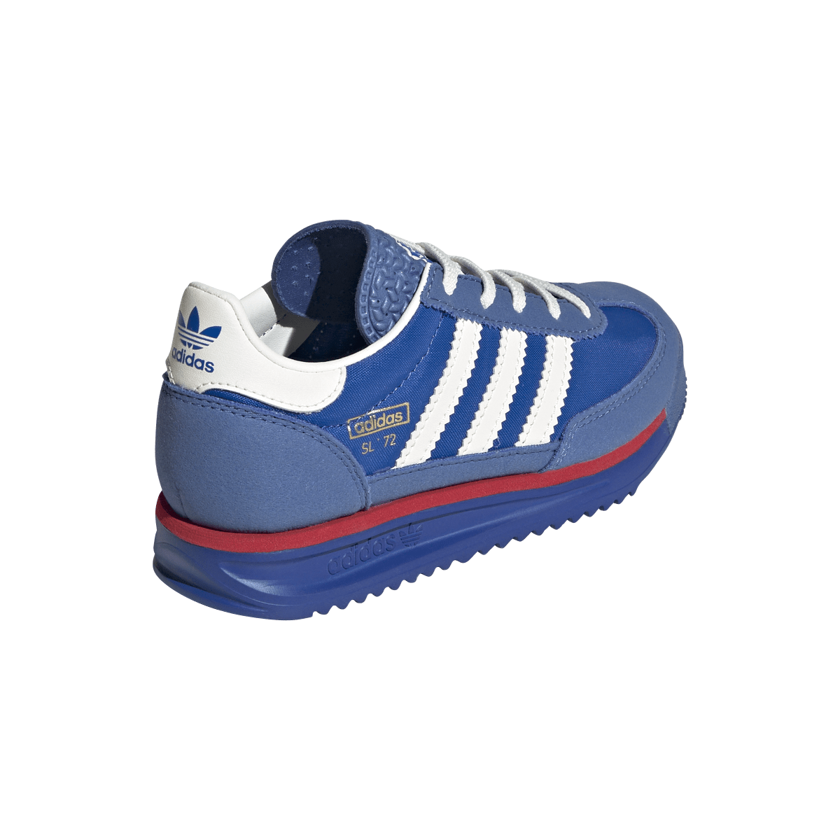 Overkicks - Adidas SL 72 RS Elastic Laces Blue Core White Better Scarlet (PS) (JH9953) - imagen 5