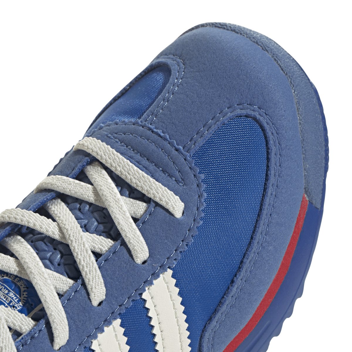 Overkicks - Adidas SL 72 RS Elastic Laces Blue Core White Better Scarlet (PS) (JH9953) - imagen 8