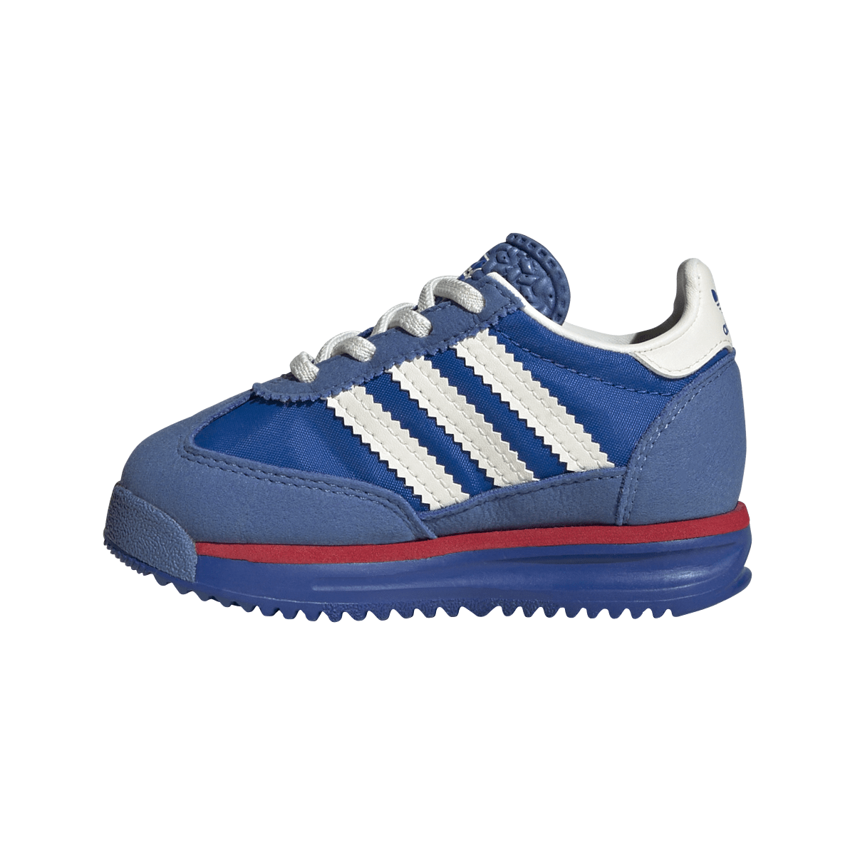Overkicks - Adidas SL 72 RS Elastic Laces Blue Core White Better Scarlet (TD) (JI3089) - imagen 6