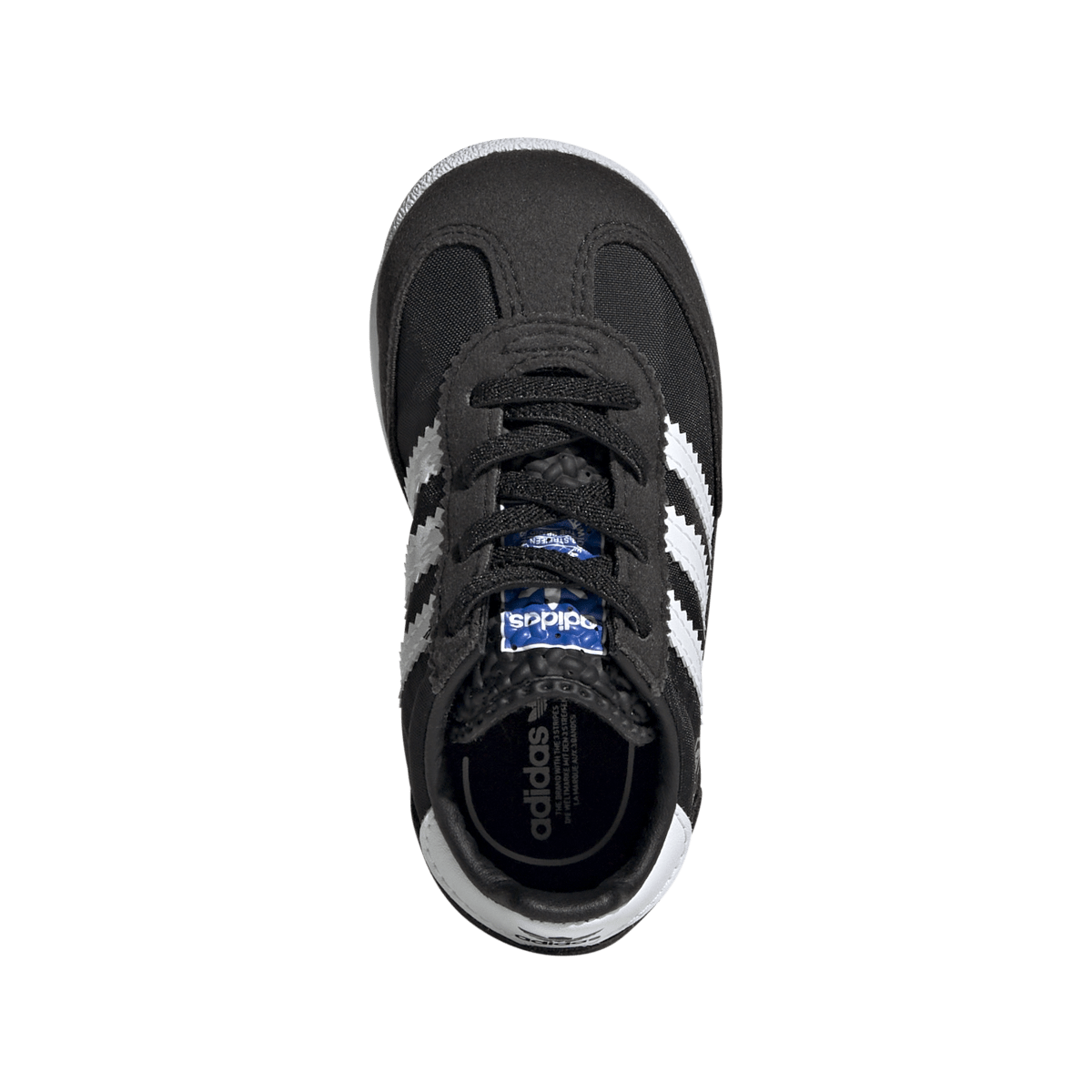 Overkicks - Adidas SL 72 RS Elastic Laces Core Black Cloud White Blue (TD) (IH2978) - imagen 3