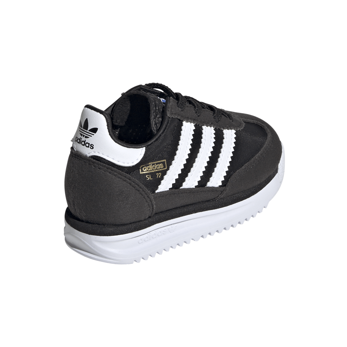 Overkicks - Adidas SL 72 RS Elastic Laces Core Black Cloud White Blue (TD) (IH2978) - imagen 5