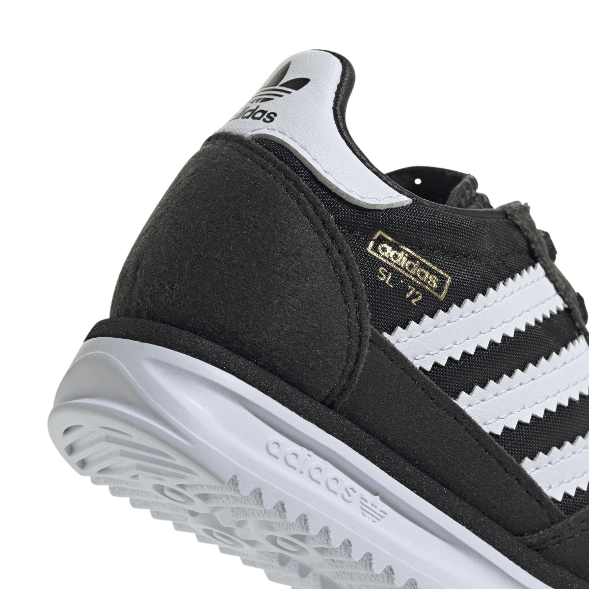 Overkicks - Adidas SL 72 RS Elastic Laces Core Black Cloud White Blue (TD) (IH2978) - imagen 7