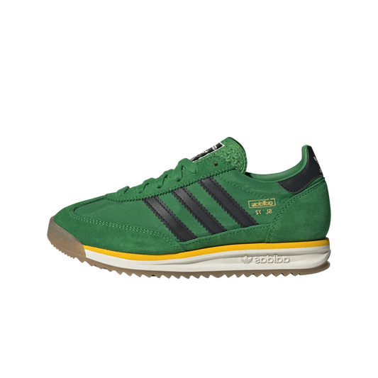 Overkicks - Adidas SL 72 RS Green Core Black Crew Yellow (JR1100) - vista lateral