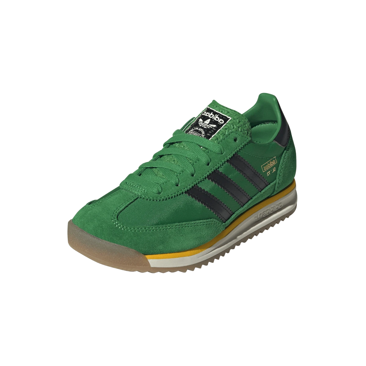 Overkicks - Adidas SL 72 RS Green Core Black Crew Yellow (JR1100) - vista trasera