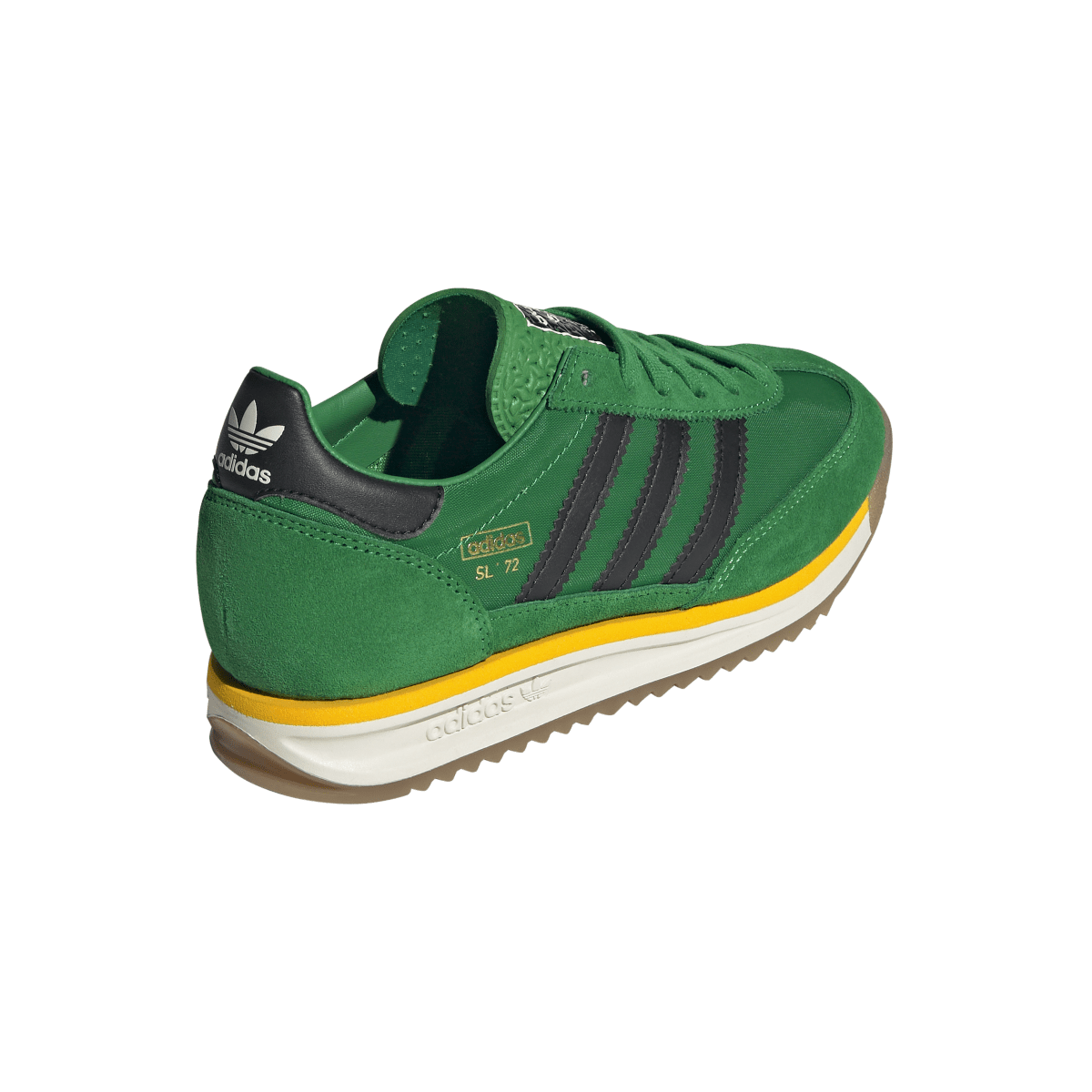 Overkicks - Adidas SL 72 RS Green Core Black Crew Yellow (JR1100) - vista superior