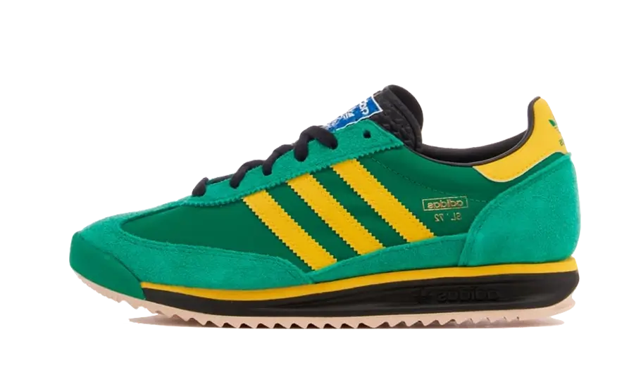 Overkicks - Adidas SL 72 RS Green Yellow (IG2133) - vista lateral