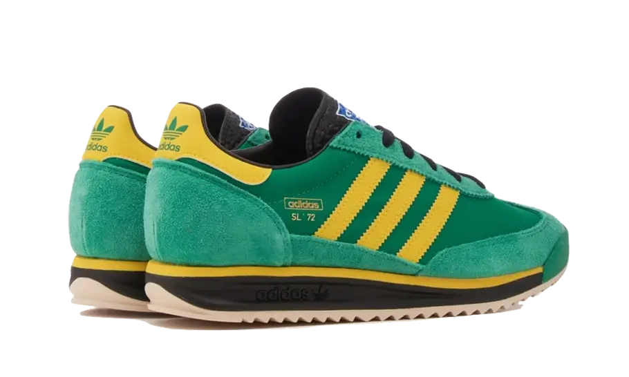 Overkicks - Adidas SL 72 RS Green Yellow (IG2133) - par completo