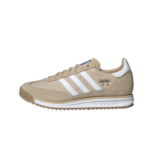 Overkicks - Adidas SL 72 RS Magic Beige Cloud White Blue Bird (JQ9554) - vista lateral