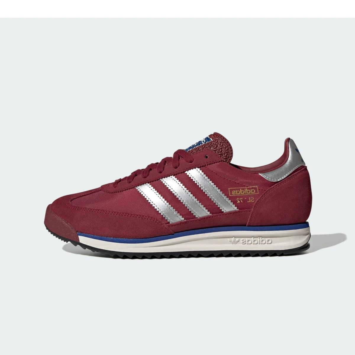 Overkicks - Adidas SL 72 RS Noble Maroon Silver Metallic (JR8793) - vista lateral