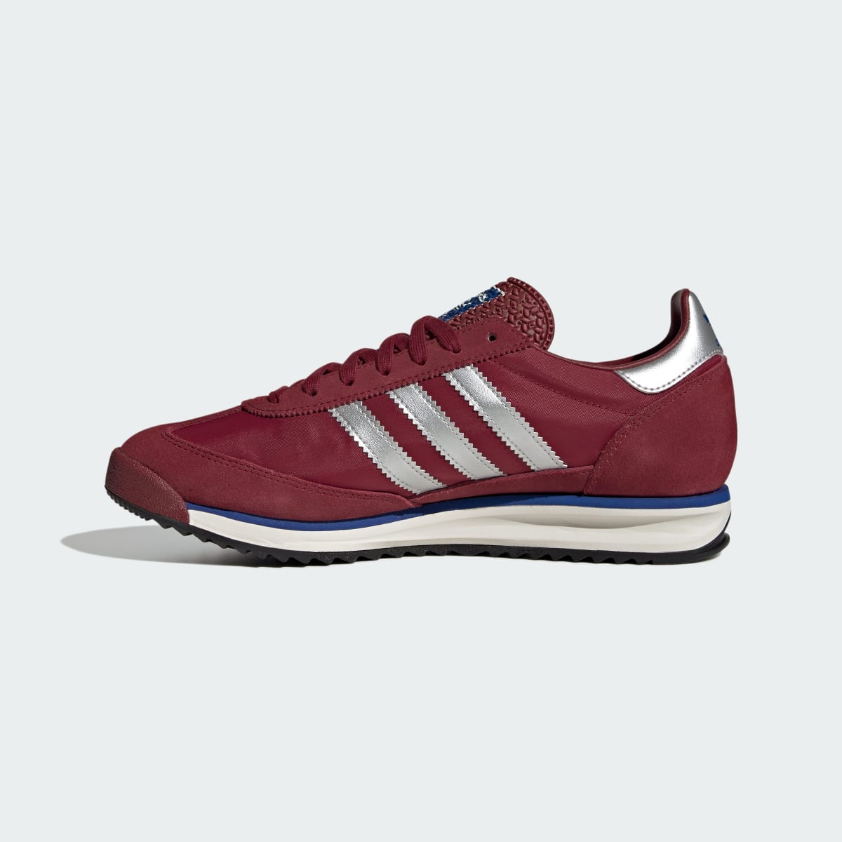 Overkicks - Adidas SL 72 RS Noble Maroon Silver Metallic (JR8793) - detalle talón