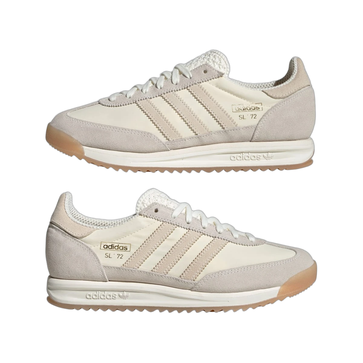 Overkicks - Adidas SL 72 RS Off White Wonder White (JH5100) - detalle lateral interior