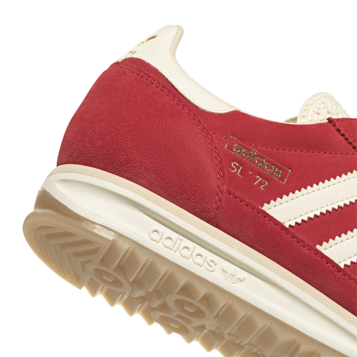 Overkicks - Adidas SL 72 RS Pure Ruby Cream White (JQ9823) - detalle lateral interior