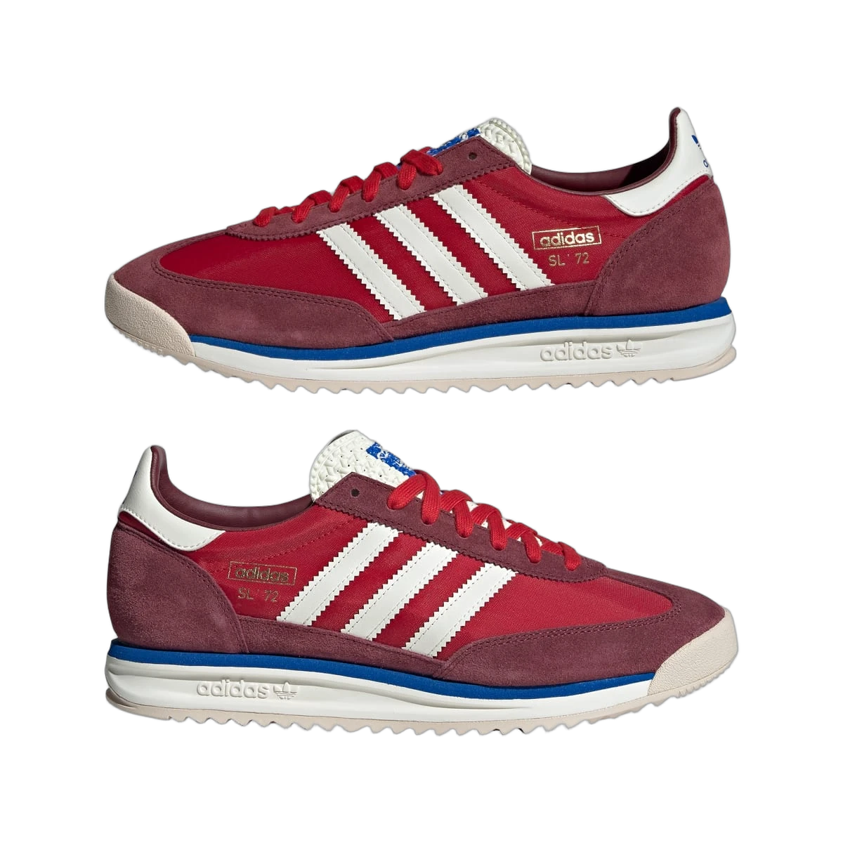 Overkicks - Adidas SL 72 RS Shadow Red (JI1280) - detalle lateral interior