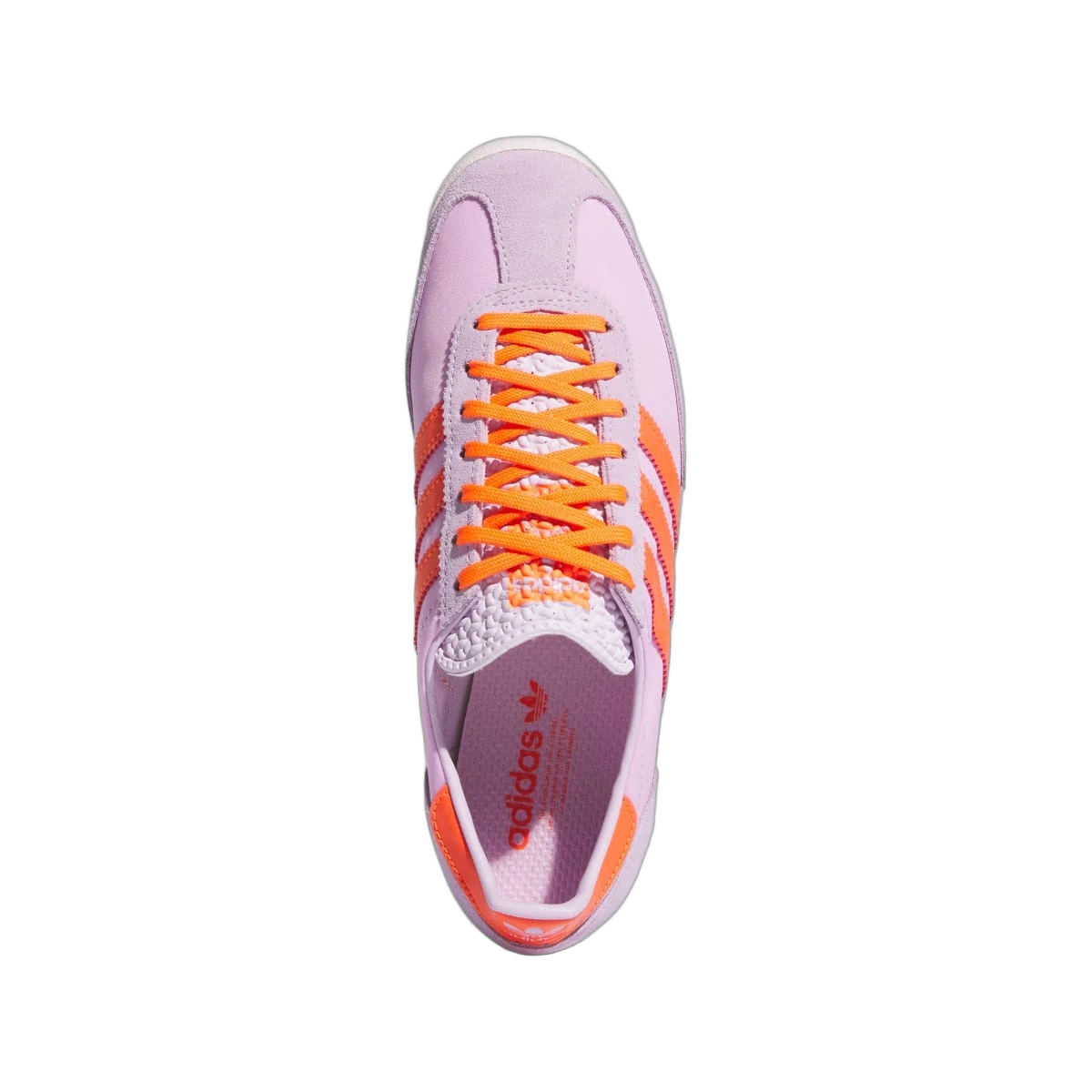 Overkicks - Adidas SL72 Ice Lavender Impact Orange (JH7396) - vista trasera