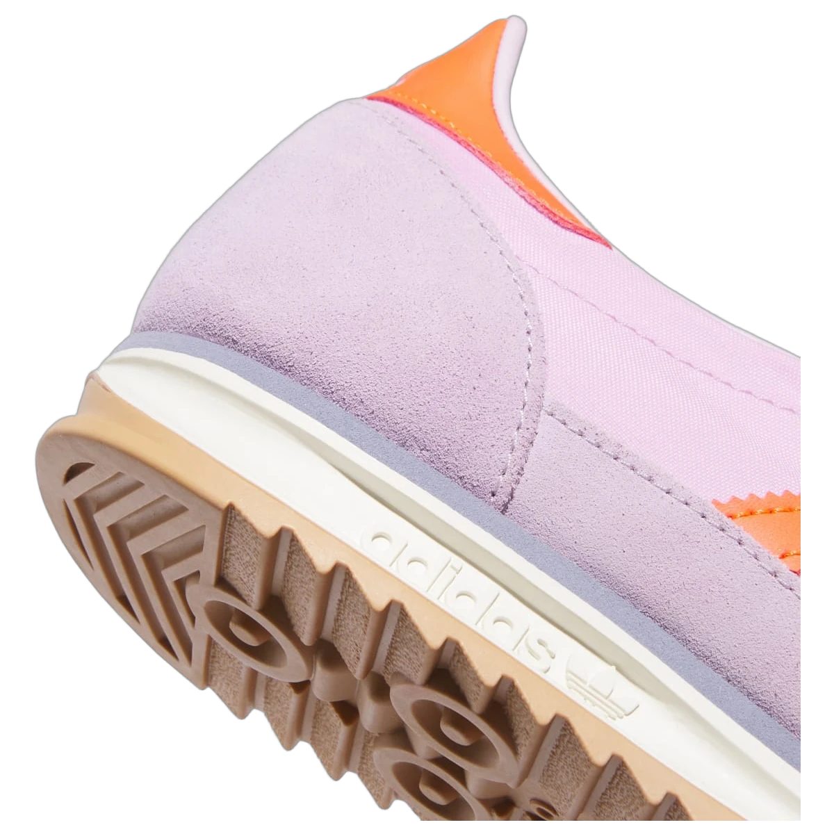 Overkicks - Adidas SL72 Ice Lavender Impact Orange (JH7396) - detalle