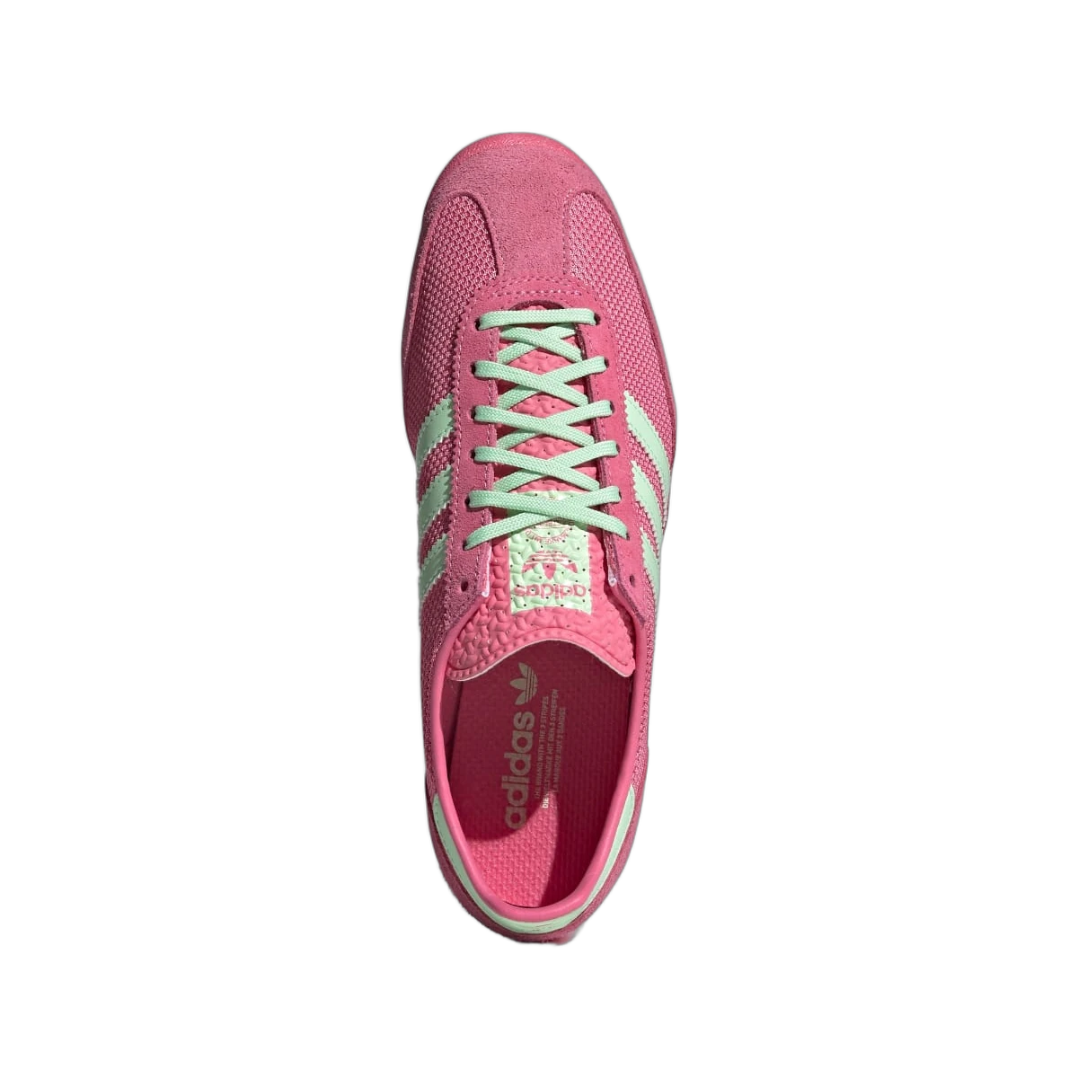 Overkicks - Adidas SL72 Pink Fusion Green Spark (JI1879) - vista trasera