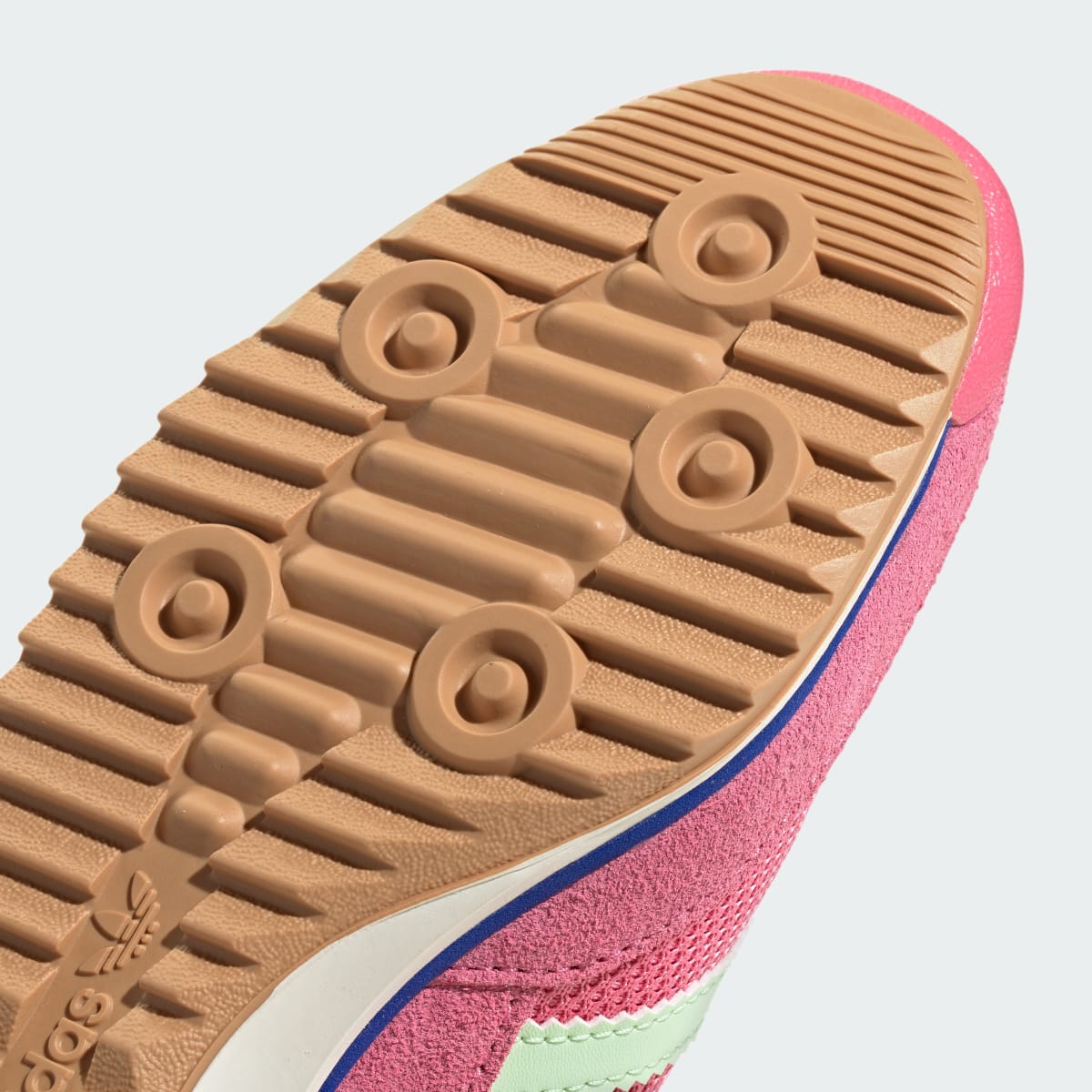 Overkicks - Adidas SL72 Pink Fusion Green Spark (JI1879) - detalle lateral interior