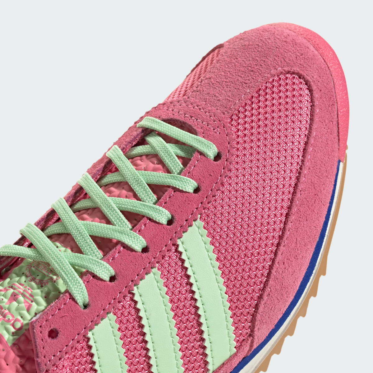 Overkicks - Adidas SL72 Pink Fusion Green Spark (JI1879) - detalle
