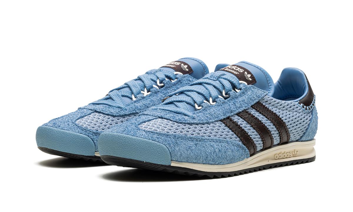 Overkicks - Adidas SL76 Wales Bonner Ash Blue (IH3262) - vista trasera