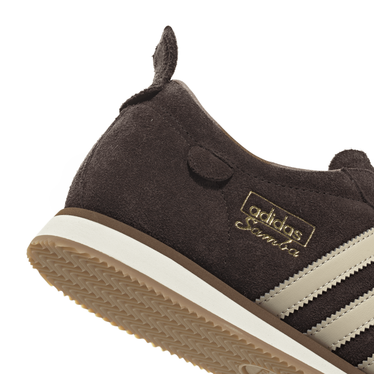 Overkicks - Adidas Samba 62 Super Aurora Coffee (IH4381) - detalle lateral interior