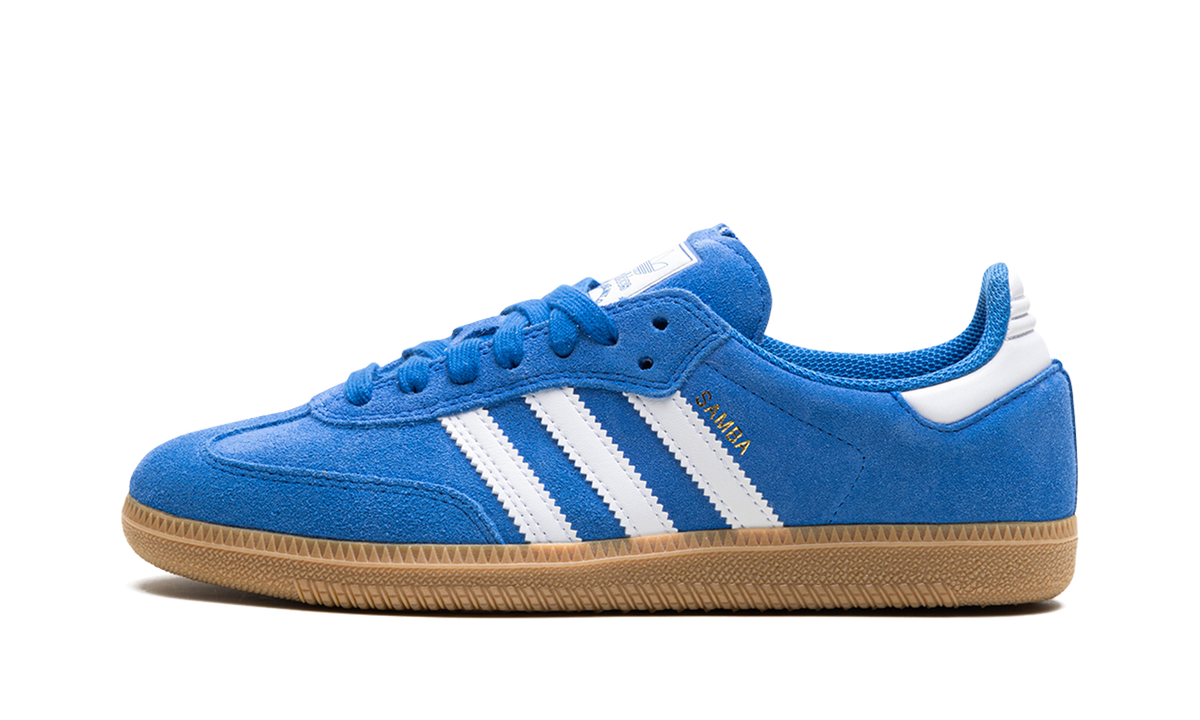 Overkicks - Adidas Samba ADV Blue Bird (JP5719) - vista lateral