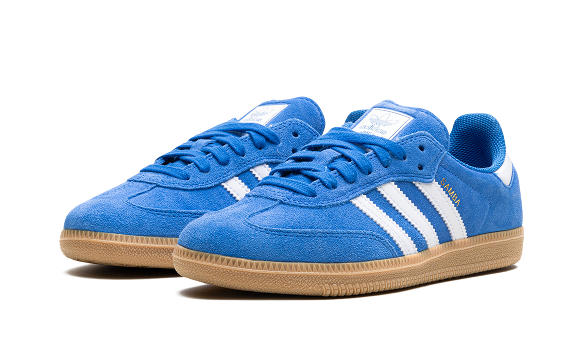 Overkicks - Adidas Samba ADV Blue Bird (JP5719) - vista trasera