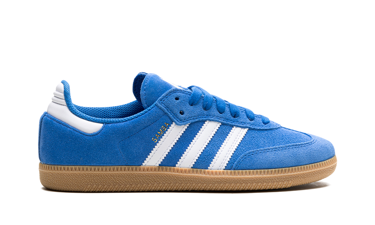 Overkicks - Adidas Samba ADV Blue Bird (JP5719) - detalle talón