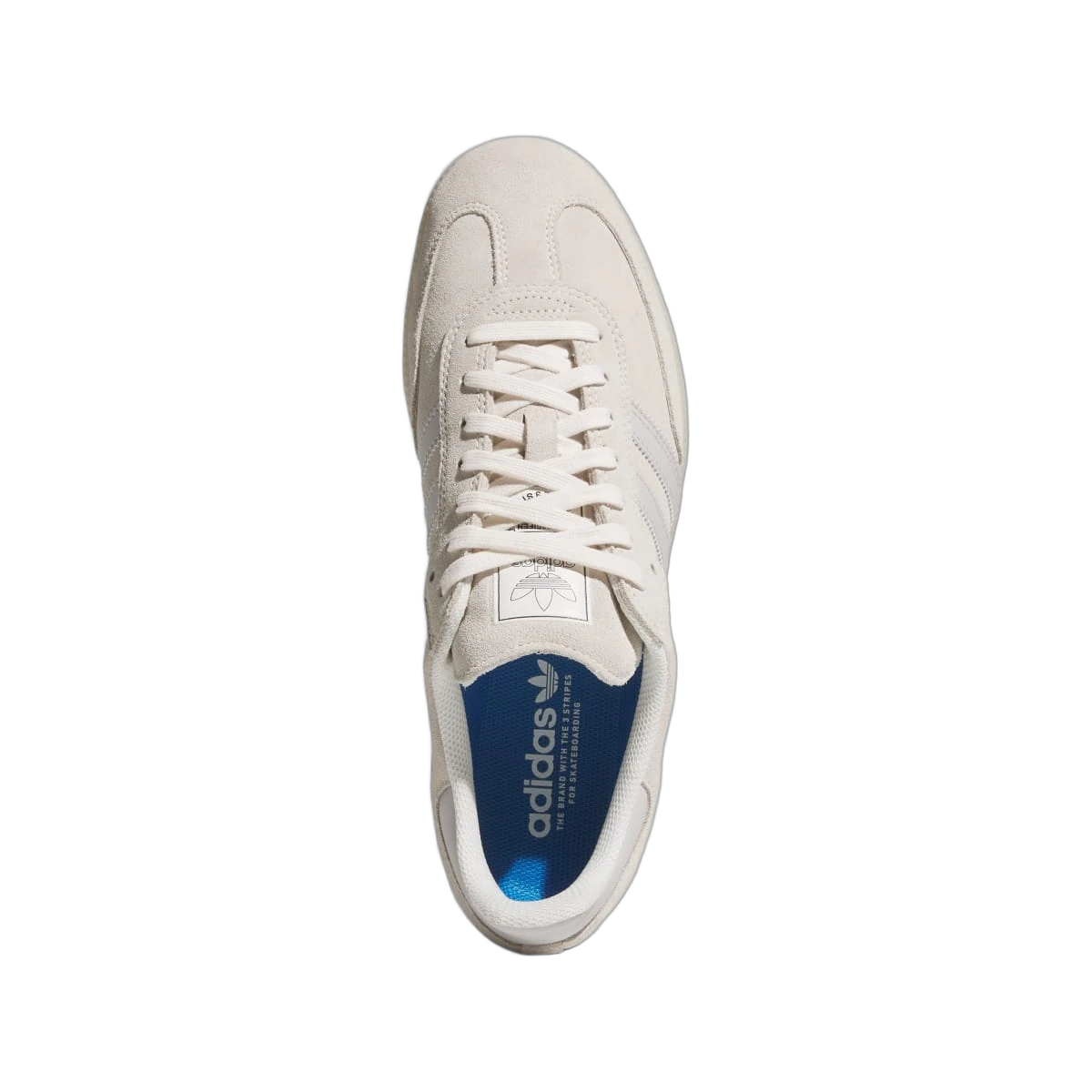 Overkicks - Adidas Samba ADV Chalk White Grey Carbon (JP5860) - vista trasera