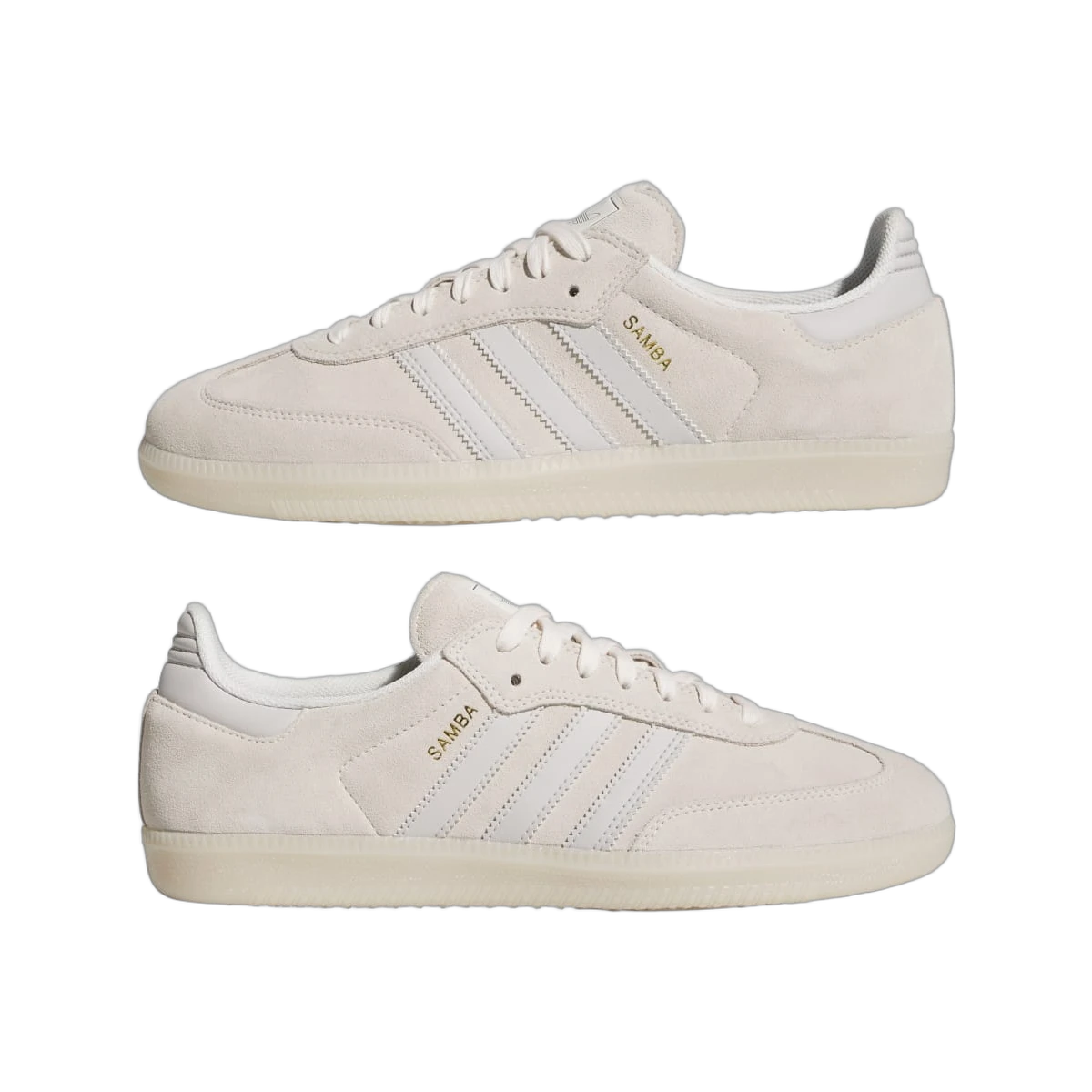Overkicks - Adidas Samba ADV Chalk White Grey Carbon (JP5860) - detalle lateral interior