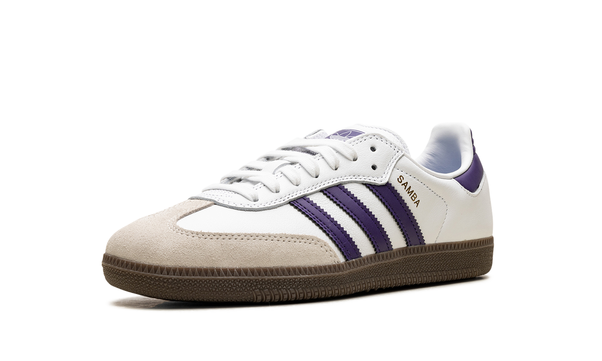 Overkicks - Adidas Samba ADV Cloud White Collegiate Purple (IE6613) - detalle suela