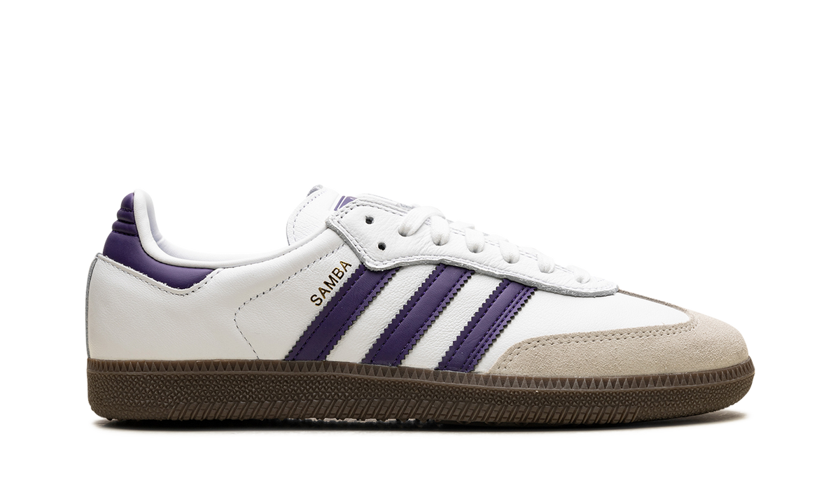 Overkicks - Adidas Samba ADV Cloud White Collegiate Purple (IE6613) - detalle talón