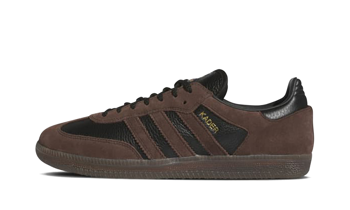 Overkicks - Adidas Samba ADV Kader Sylla Brown Gum (IF9235) - vista lateral