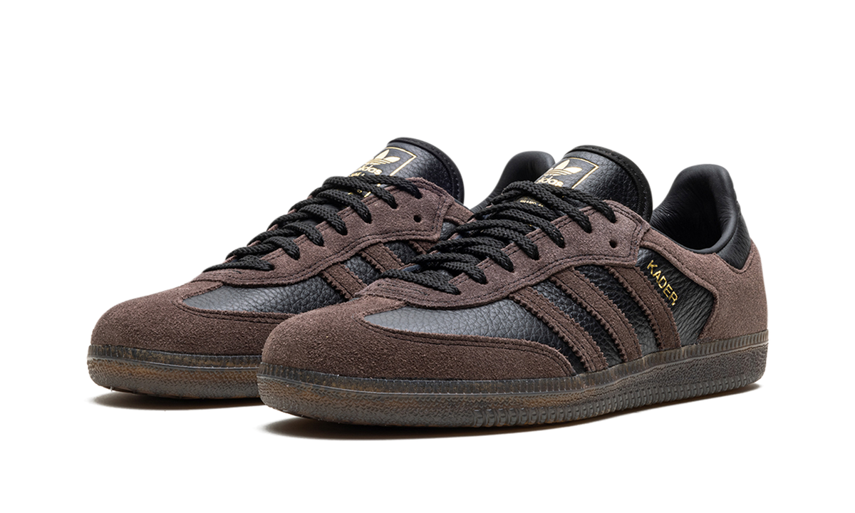 Overkicks - Adidas Samba ADV Kader Sylla Brown Gum (IF9235) - vista trasera