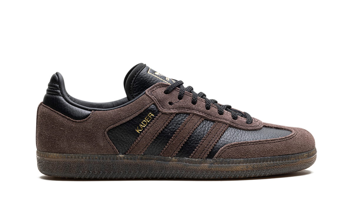 Overkicks - Adidas Samba ADV Kader Sylla Brown Gum (IF9235) - detalle lateral interior