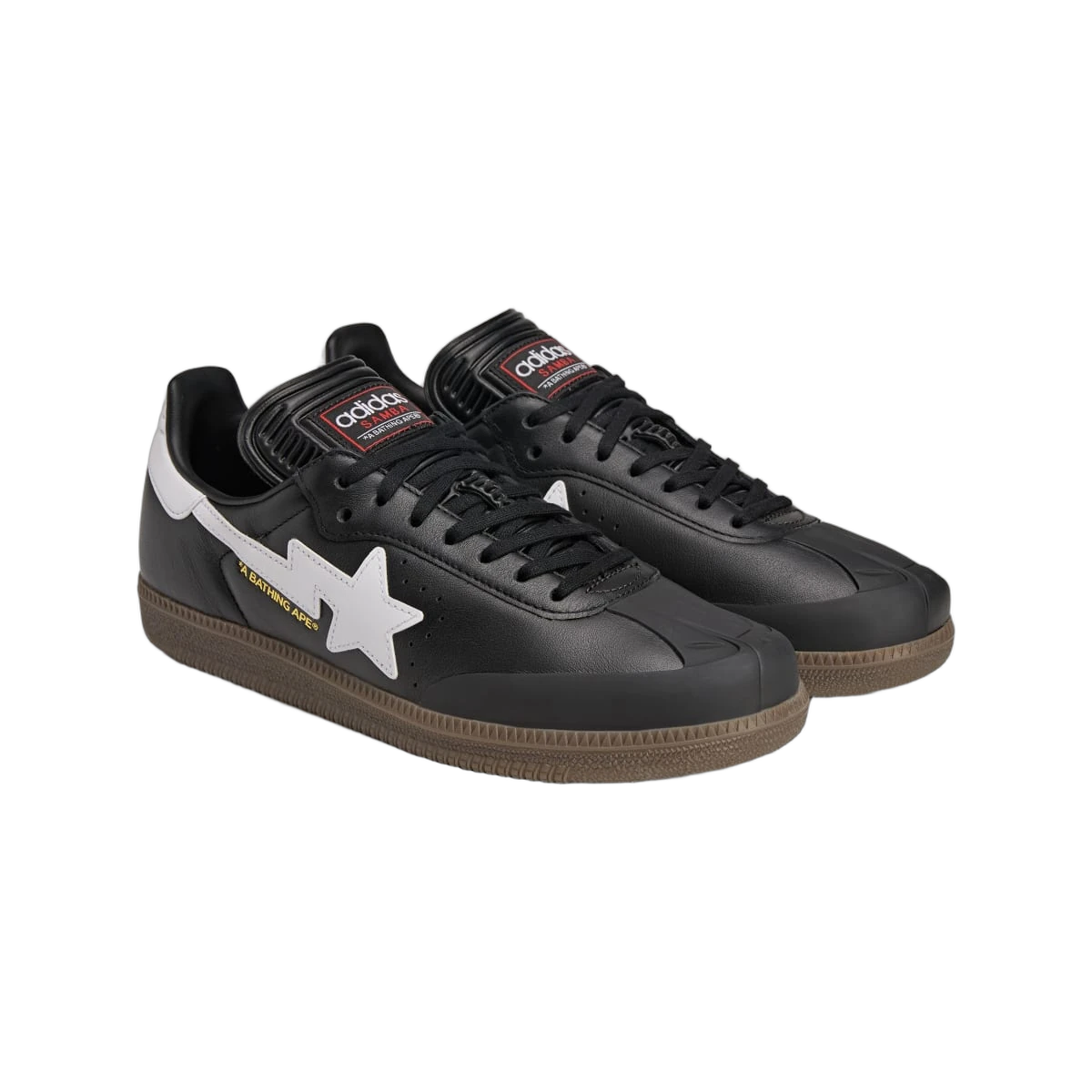 Overkicks - Adidas Samba Bape Black White Gum (JR9246) - detalle suela