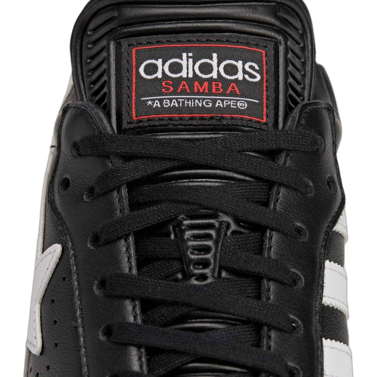 Overkicks - Adidas Samba Bape Black White Gum (JR9246) - detalle lateral interior