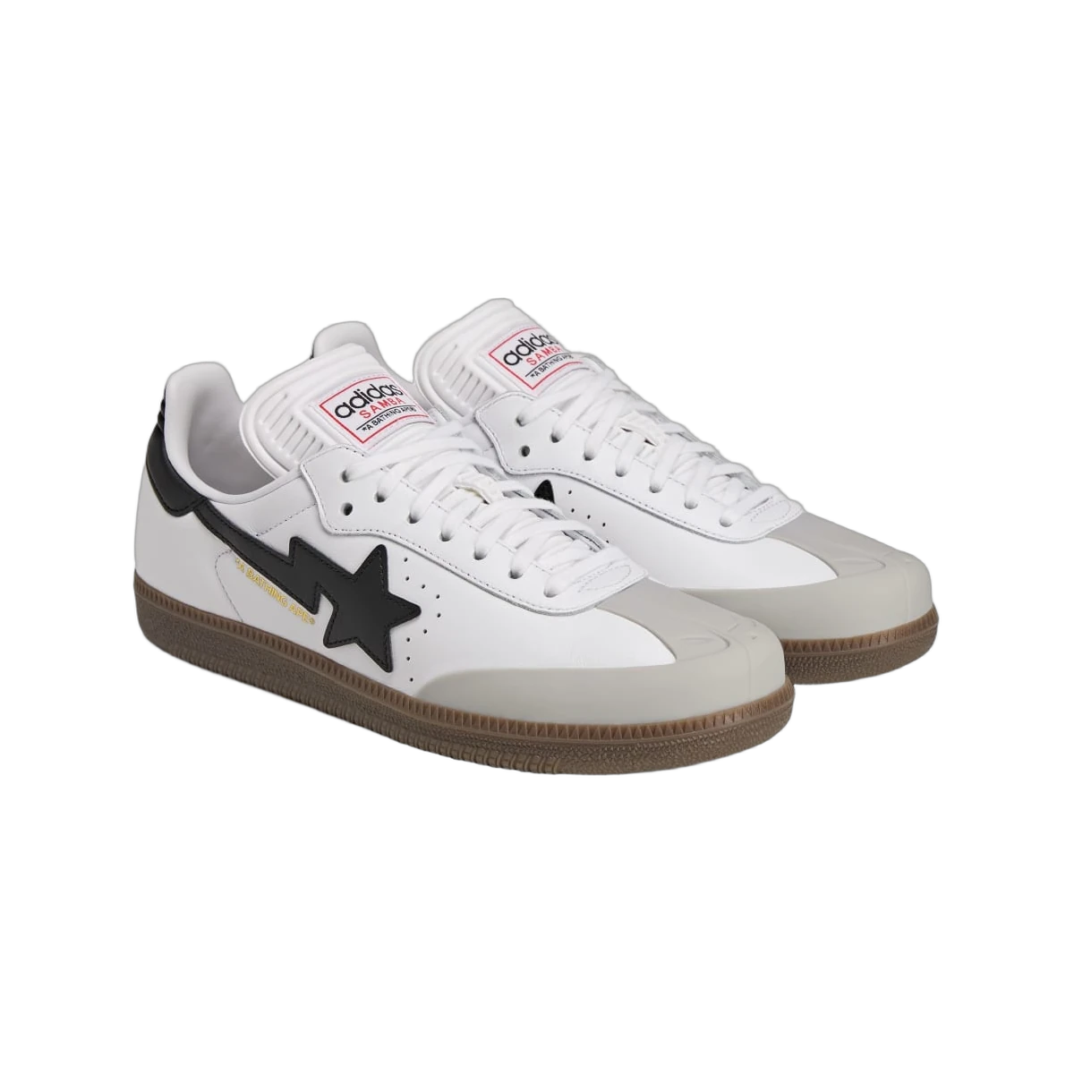 Overkicks - Adidas Samba Bape White Black Gum (JR9245) - detalle suela