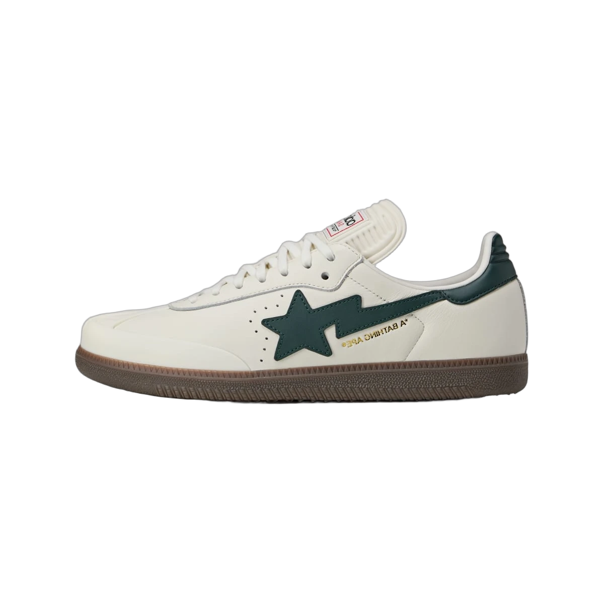 Overkicks - Adidas Samba Bape World Cup Pack White Forest (KJ8852) - vista lateral