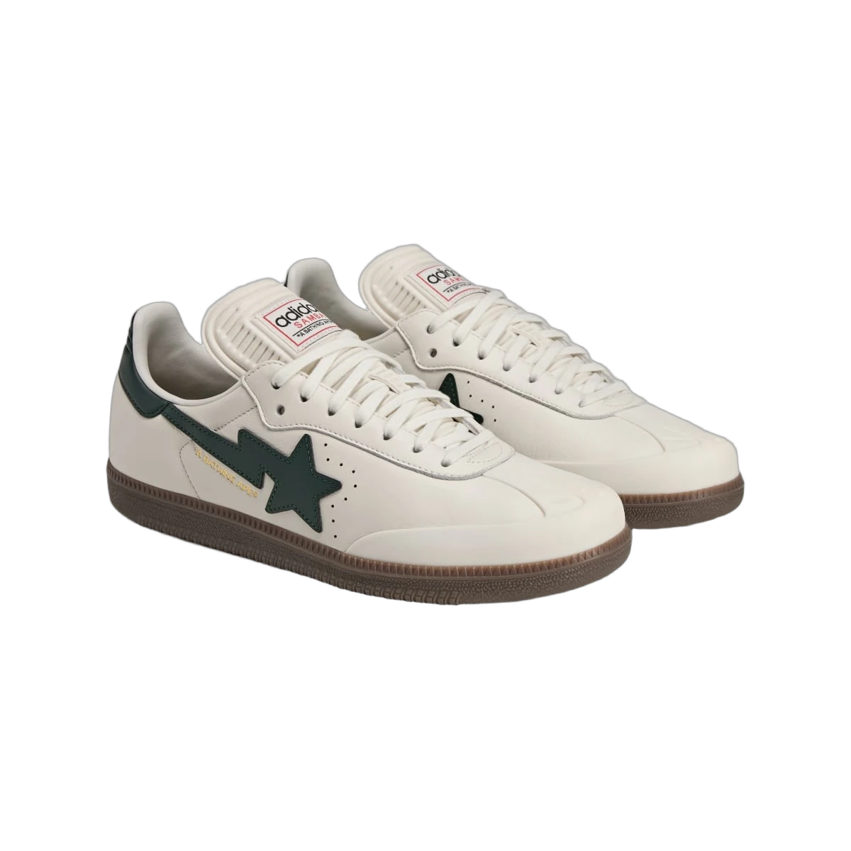 Overkicks - Adidas Samba Bape World Cup Pack White Forest (KJ8852) - detalle suela