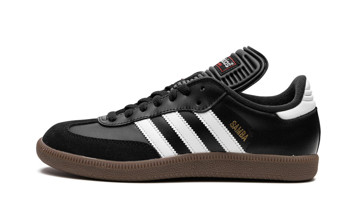 Overkicks - Adidas Samba Classic Black White Dark Gum (034563) - vista lateral