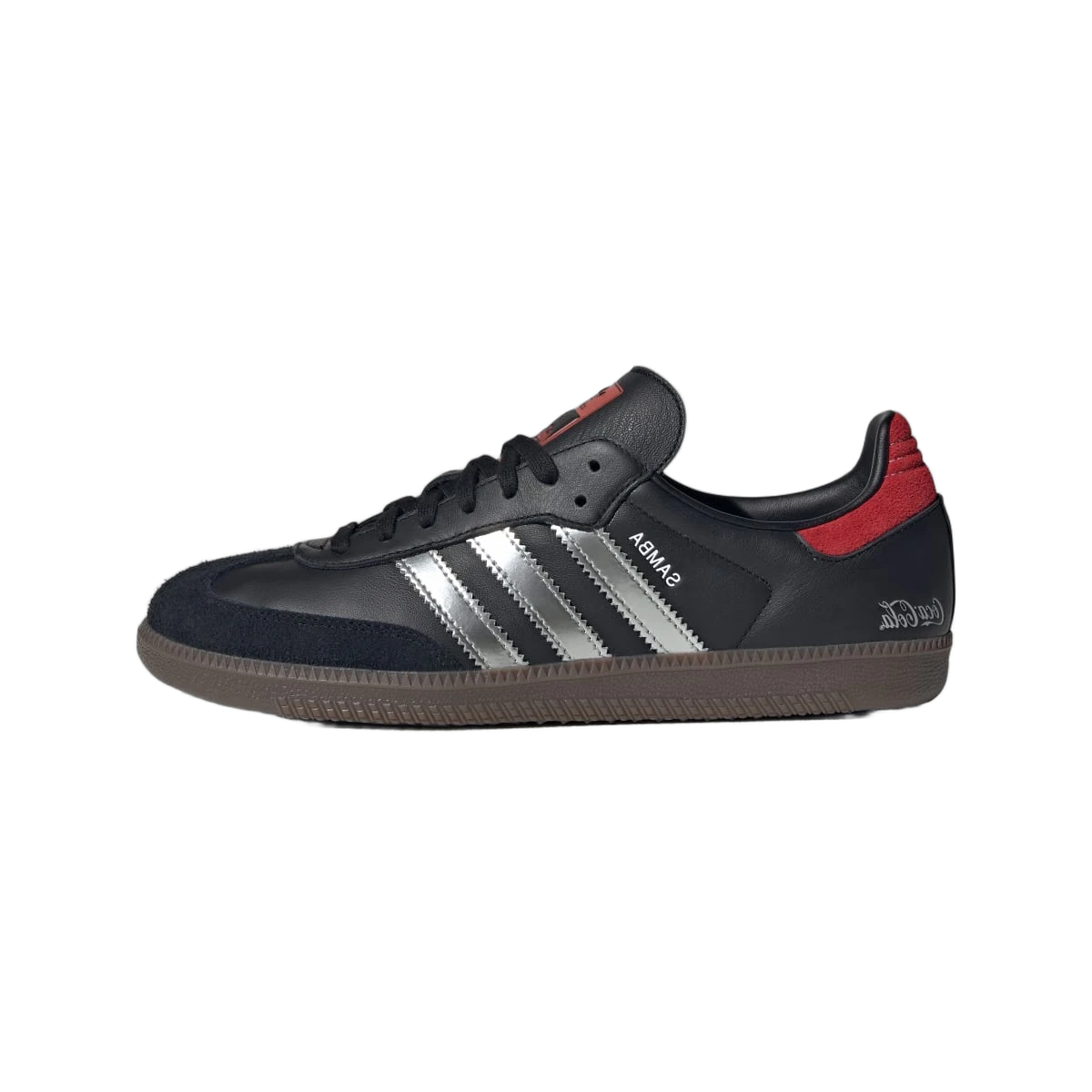 Overkicks - Adidas Samba Coca-Cola Black (KH6880) - vista lateral
