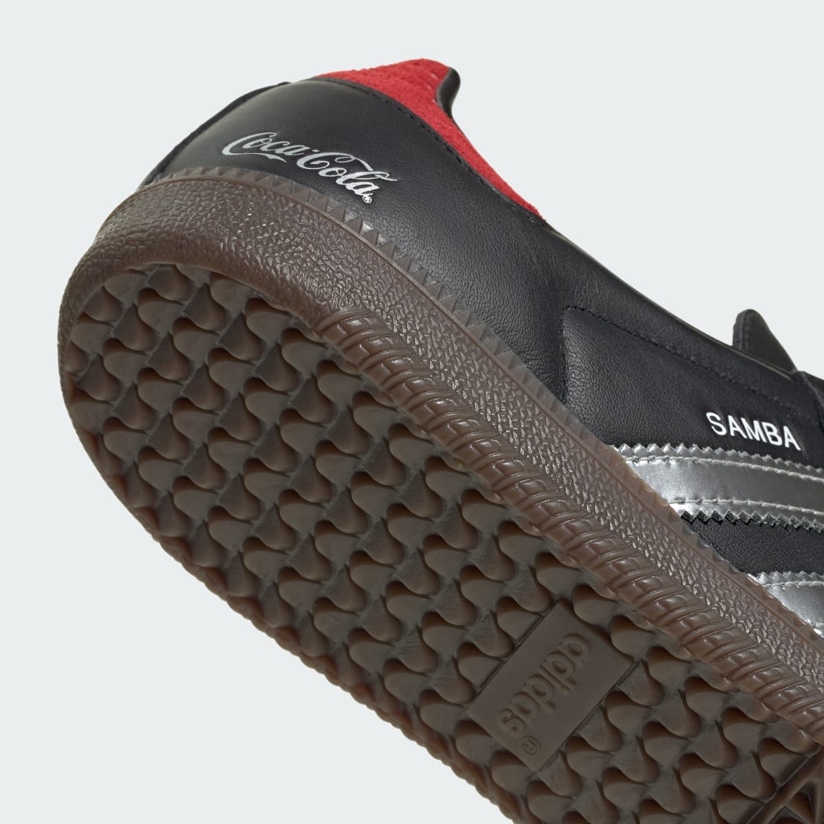 Overkicks - Adidas Samba Coca-Cola Black (KH6880) - detalle