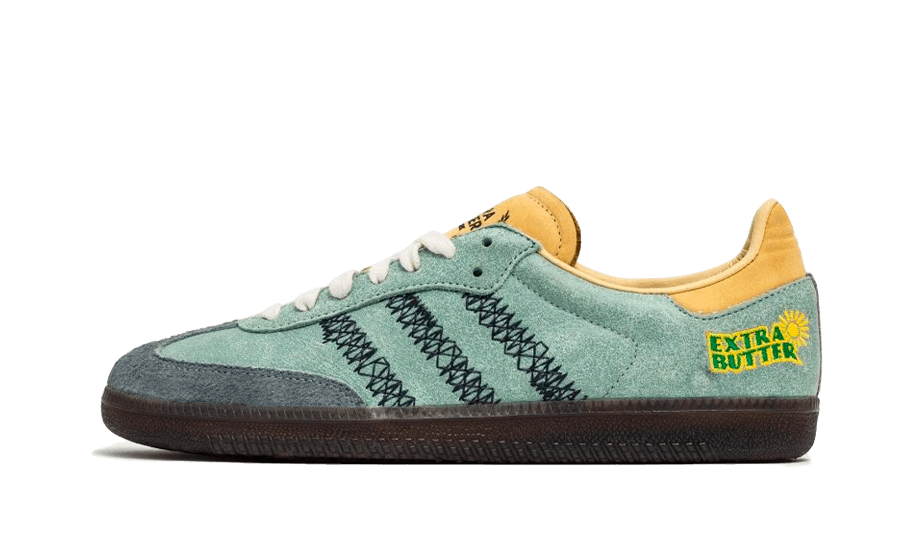 Overkicks - Adidas Samba Consortium Cup Extra Butter (IE0174) - vista lateral