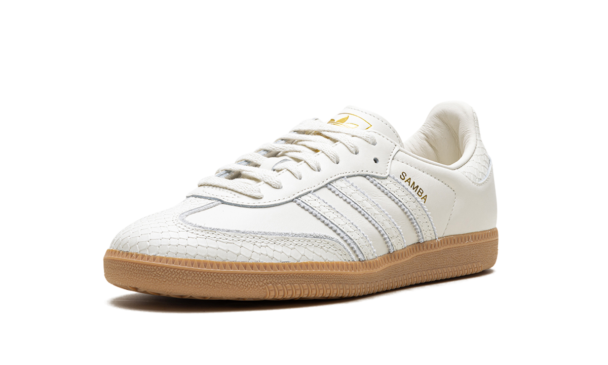 Overkicks - Adidas Samba Core White Snakeskin (IF1985) - detalle suela