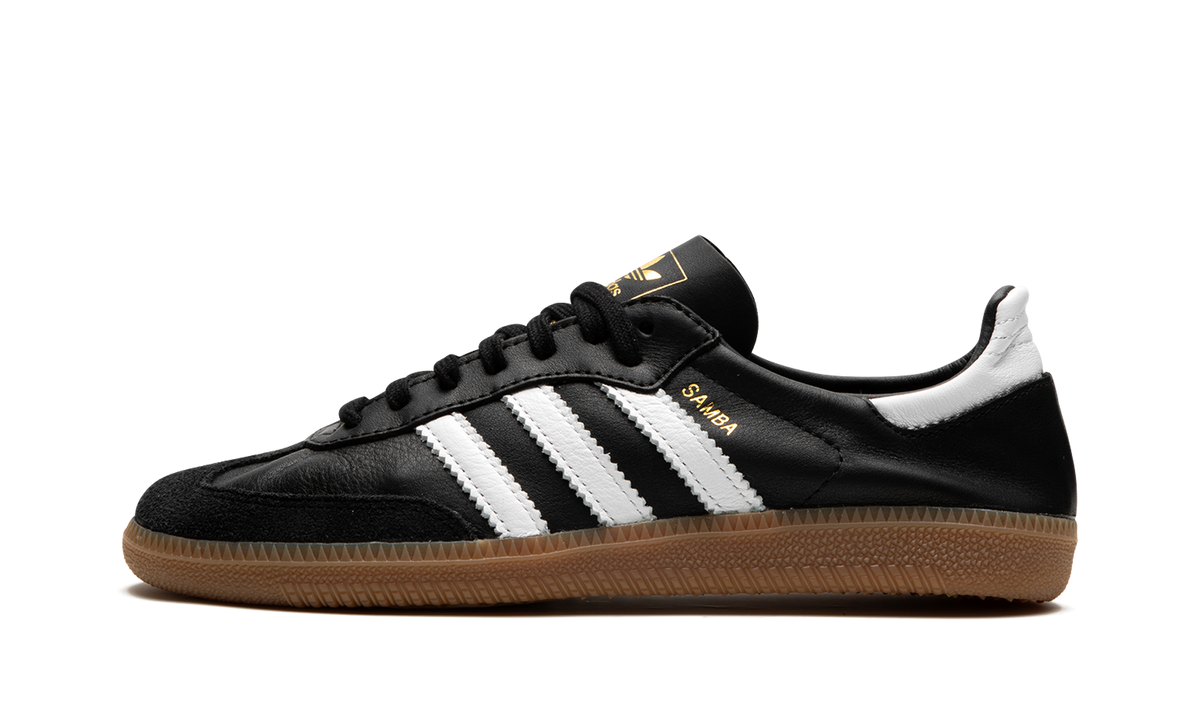 Overkicks - Adidas Samba Decon Black White Gum (IF0641) - vista lateral