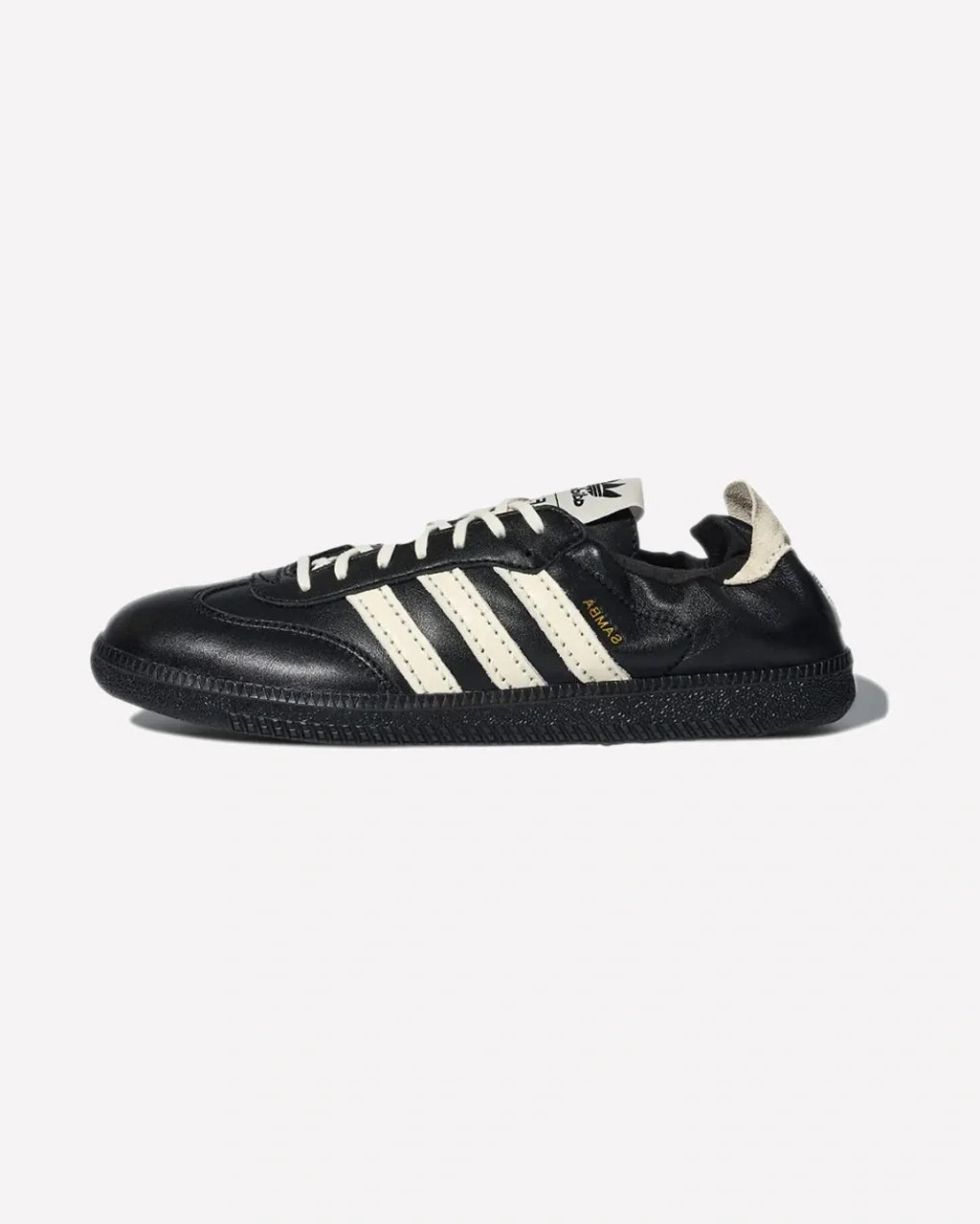Overkicks - Adidas Samba Decon Song For The Mute Black Cream White (HQ7600) - vista lateral