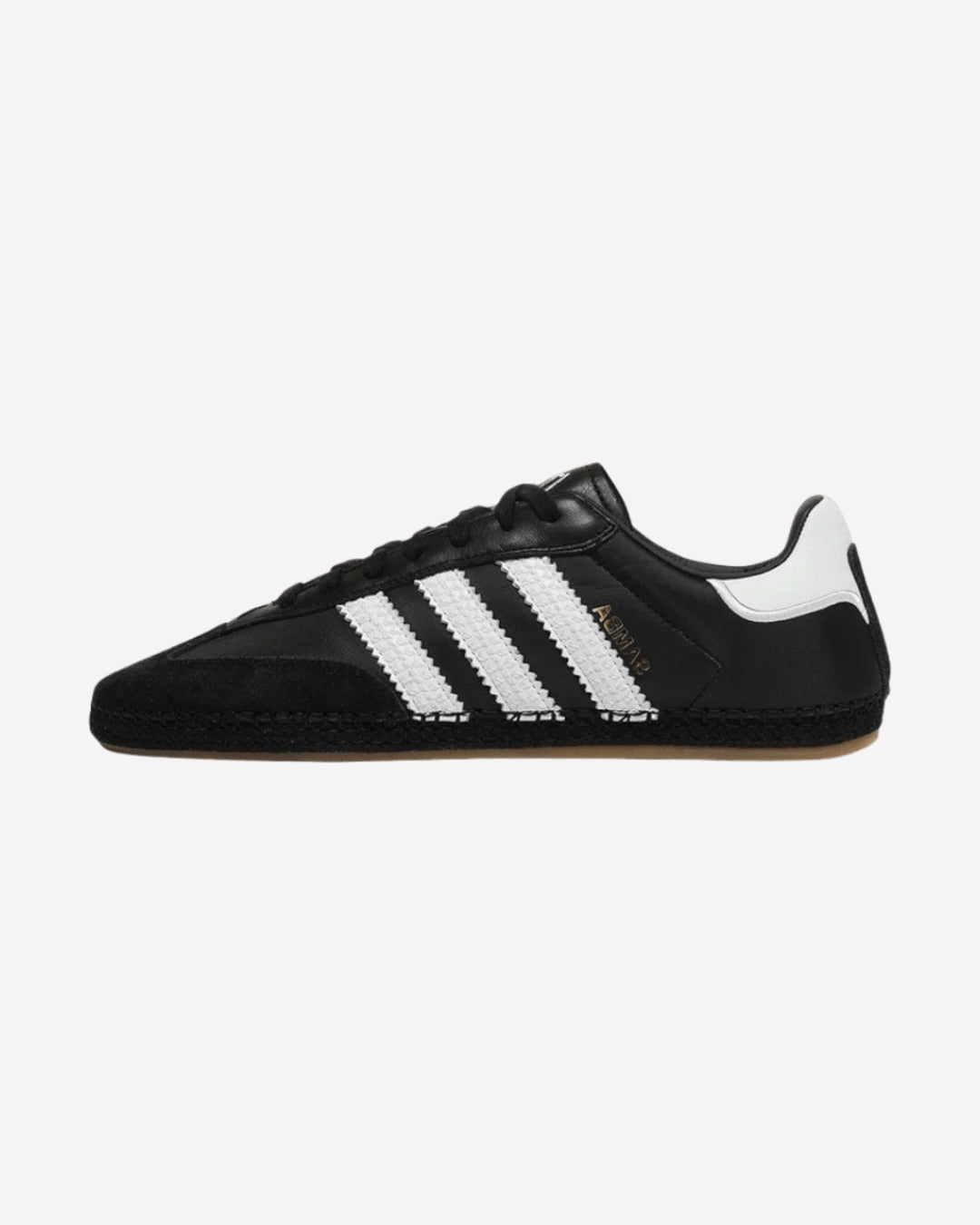 Overkicks - Adidas Samba Espadrille CLOT By Edison Chen Black White (KI4323) - vista lateral