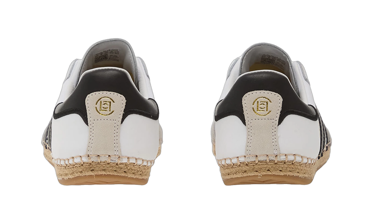 Overkicks - Adidas Samba Espadrille CLOT By Edison Chen White Black (KJ0274) - vista superior