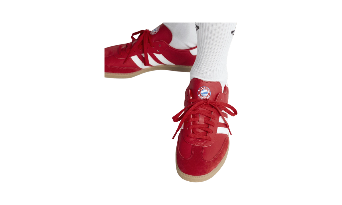 Overkicks - Adidas Samba FC Bayern (JQ4039) - detalle lateral interior